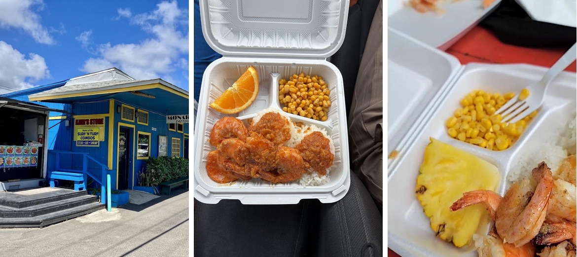 Aloha Shrimp Menu