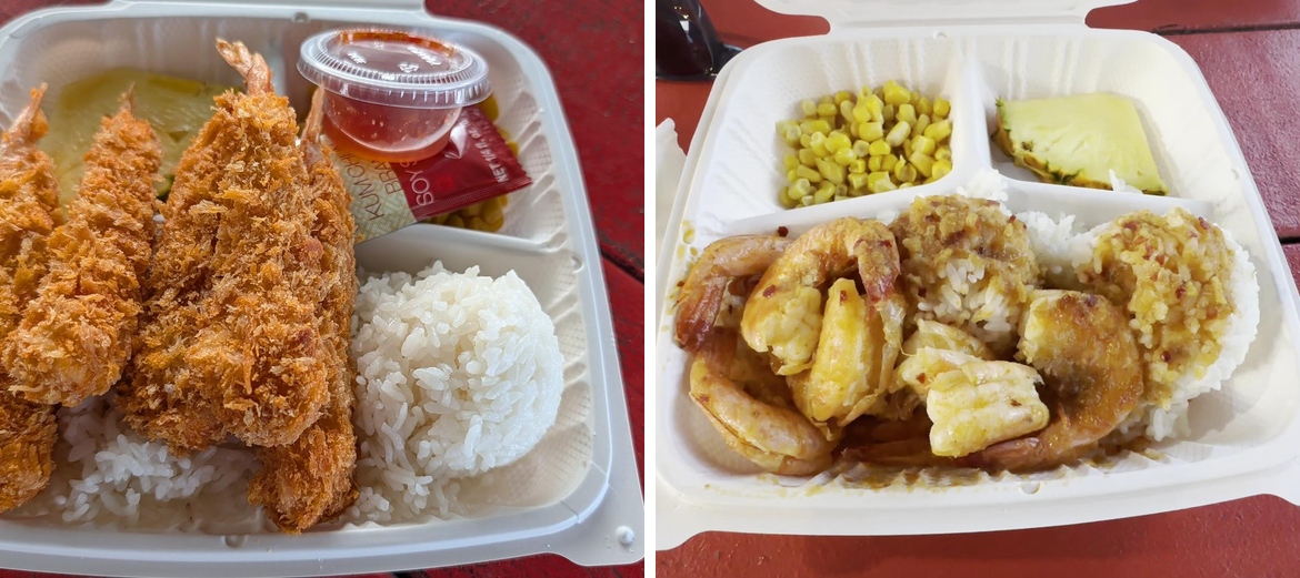 Aloha Shrimp Menu